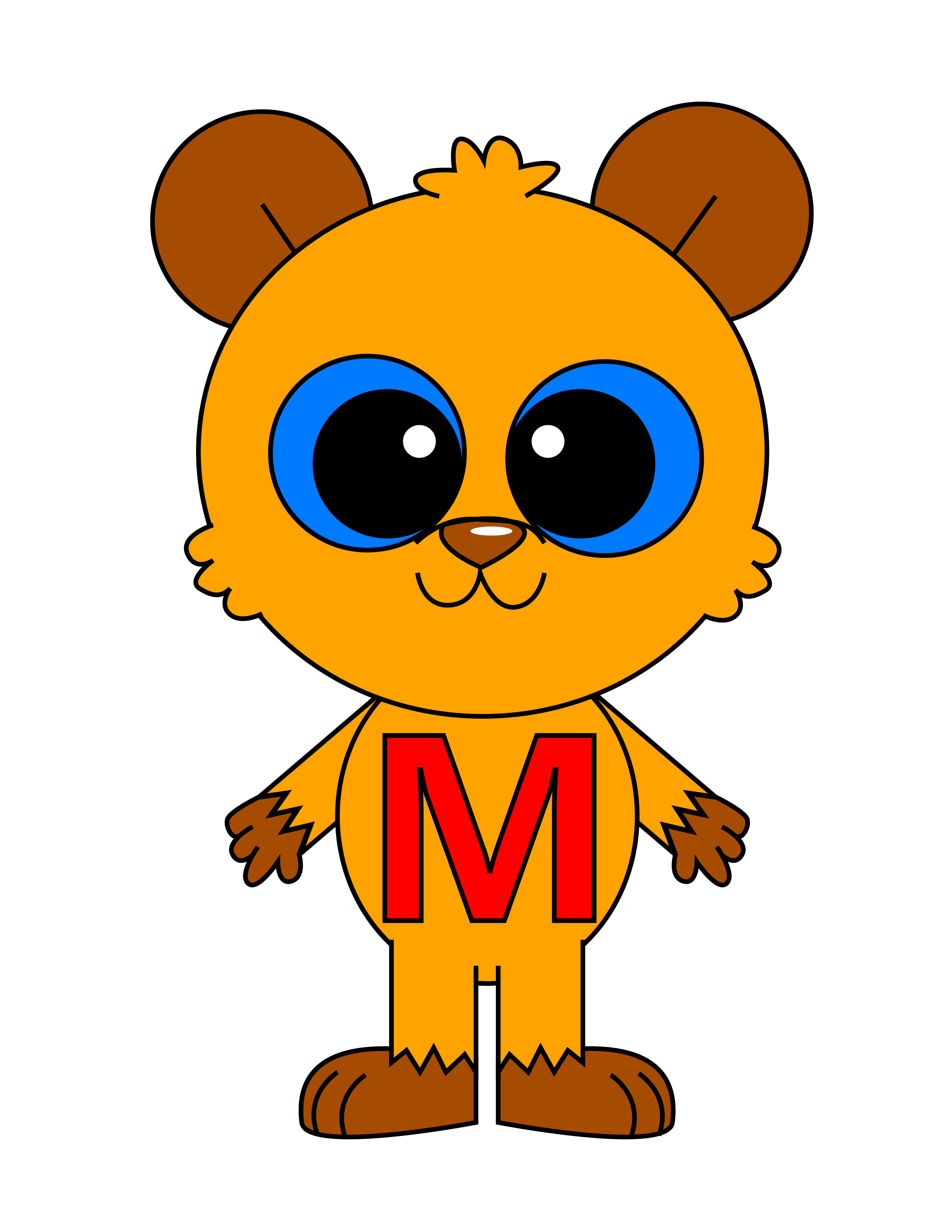 Letter Critter M